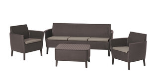 Комплект садовой мебели Salemo 3 Seater Set цена и информация | Комплекты уличной мебели | 220.lv