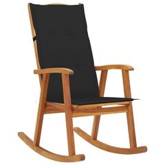 Šūpuļkrēsls ar matračiem , brūns цена и информация | Кресла в гостиную | 220.lv