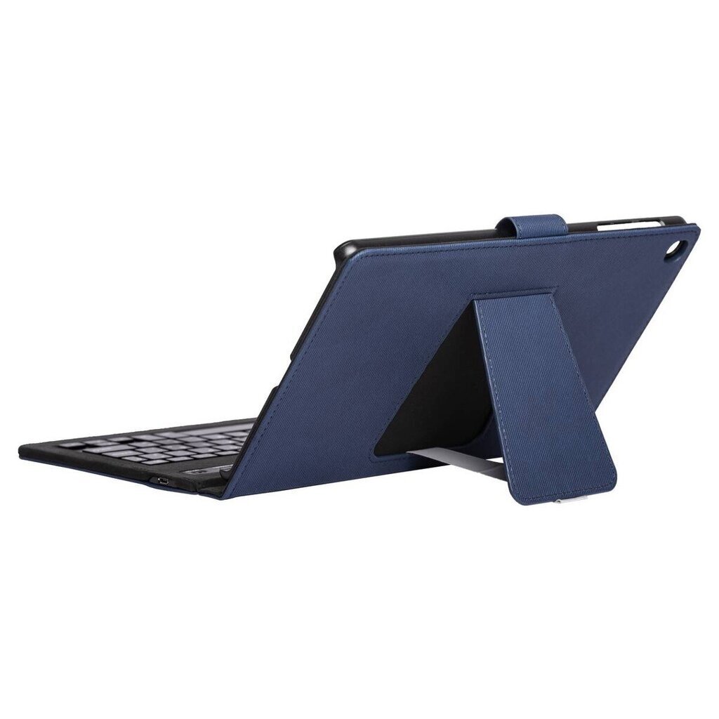 Planšetdatora un Klaviatūras Vāks Silver HT Galaxy Tab A8 Zils cena un informācija | Somas, maciņi | 220.lv