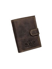 Кожаный мужской кошелек Always Wild, черный цена и информация | Мужские кошельки | 220.lv