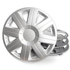 4× Jestic Hubcap 14" sudrabs cena un informācija | Dekoratīvie diski | 220.lv