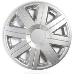 4× Jestic Hubcap 14" sudrabs cena un informācija | Dekoratīvie diski | 220.lv