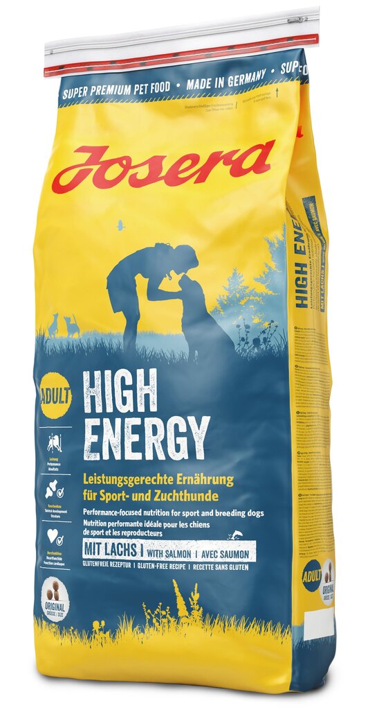 Josera īpaši aktīviem suņiem High Energy, 12.5 kg cena un informācija | Sausā barība suņiem | 220.lv