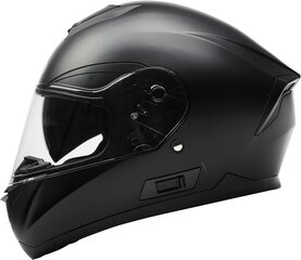 Yema Double Visor motocikla ķivere, matēta melna cena un informācija | Moto ķiveres | 220.lv