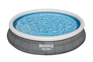 Бассейн Bestway Fast Set, 457x84 см, с фильтром цена и информация | Бассейны | 220.lv