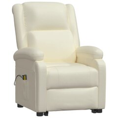 Masāžas krēsls , 70x93x98 cm, krēmkrāsas цена и информация | Кресла в гостиную | 220.lv