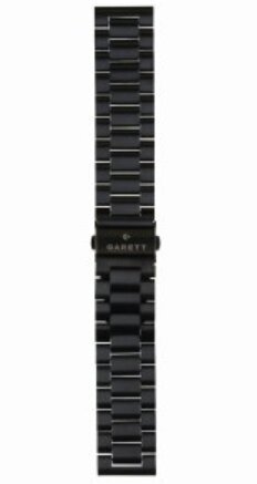 Garett 22mm Black цена и информация | Viedpulksteņu un viedo aproču aksesuāri | 220.lv