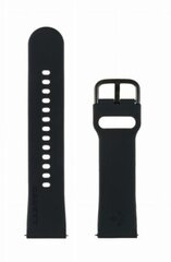 Garett Silicone 22mm Black cena un informācija | Viedpulksteņu un viedo aproču aksesuāri | 220.lv