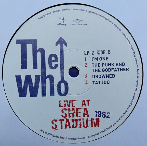 Vinila plate The Who Live At Shea Stadium 1982 cena un informācija | Vinila plates, CD, DVD | 220.lv