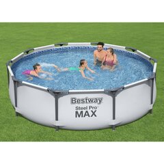 Bestway Steel Pro MAX peldbaseins, 305x76 cm цена и информация | Бассейны | 220.lv