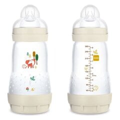 Pudelīšu komplekts Mam Easy Start Anti-Colic, 0+ mēn, 260 ml, 2 gab. cena un informācija | Bērnu pudelītes un to aksesuāri | 220.lv