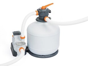 Baseina ūdens filtrs ar smiltīm un sūkni Bestway Flowclear, 11355 l/st. cena un informācija | Baseina filtri | 220.lv