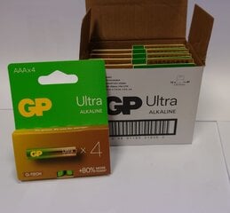 Baterijas GP Ultra alkaline LR3 / AAA, 40 gab. cena un informācija | Baterijas | 220.lv