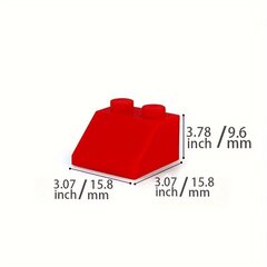 '109gab 100g maisiņš 2x2 mazi celtniecības bloki' cena un informācija | Konstruktori | 220.lv