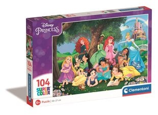 Puzle Clementoni Supercolor Disney Princess 25743, 104 d. cena un informācija | Puzles, 3D puzles | 220.lv