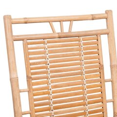 šūpuļkrēsls ar matraci, bambuss cena un informācija | Atpūtas krēsli | 220.lv