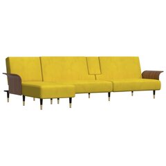 Dīvāns-gulta , dzeltena cena un informācija | Dīvāni | 220.lv