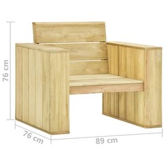 Dārza krēsls , zili matrači cena un informācija | Dārza krēsli | 220.lv