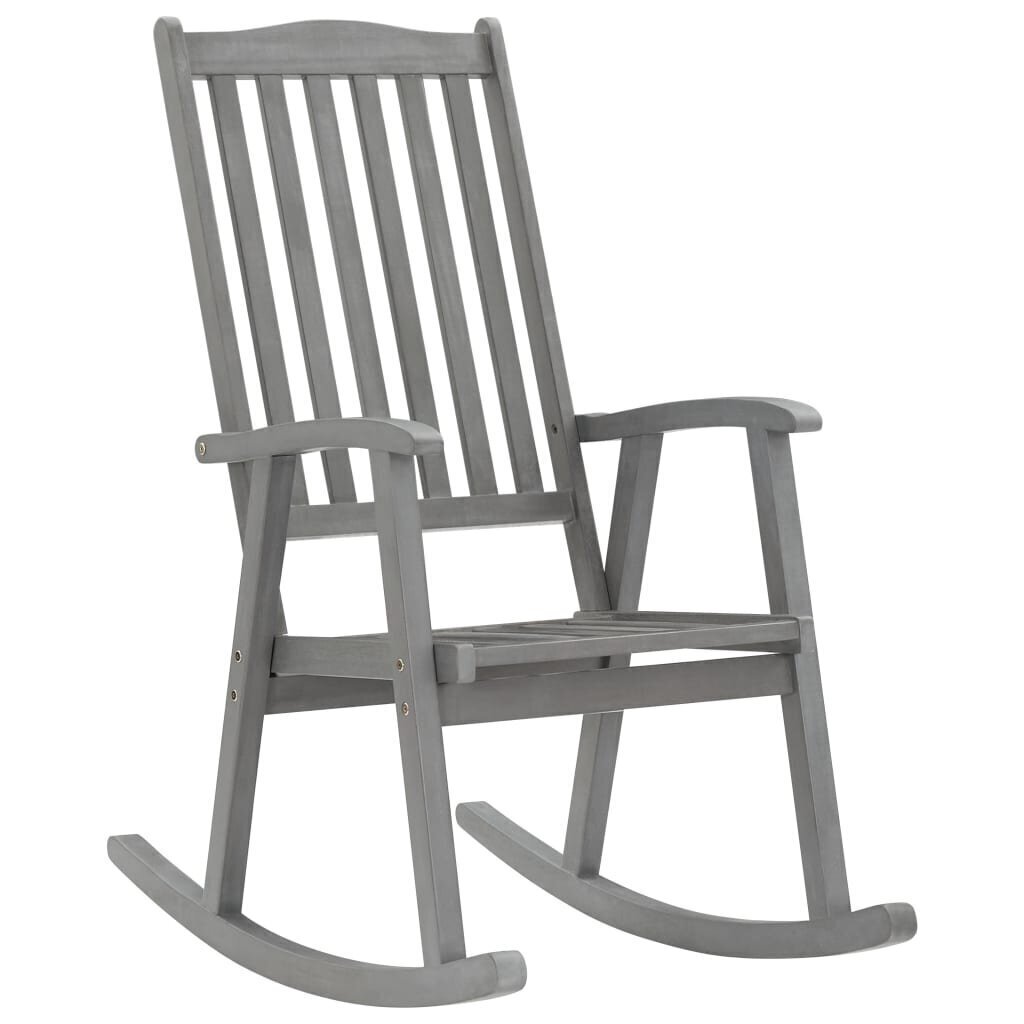 Šūpuļkrēsls ar matračiem , pelēks cena un informācija | Atpūtas krēsli | 220.lv