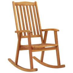 Šūpuļkrēsls ar matračiem , brūns cena un informācija | Atpūtas krēsli | 220.lv