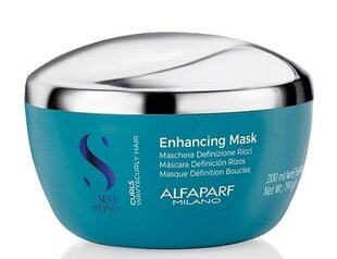 Maska matu cirtainiem matiem Alfaparf Milano Semi di Lino Curls Enhancing Mask 200 ml cena un informācija | Matu uzlabošanai | 220.lv