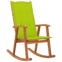 šūpuļkrēsls ar matračiem, akācijas masīvkoks cena un informācija | Atpūtas krēsli | 220.lv