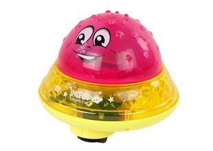 Peldēšanas rotaļlieta Lean Toys Water Ball UFO, rozā cena un informācija | Rotaļlietas zīdaiņiem | 220.lv