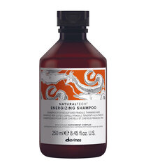 Maigs šampūns novājinātai galvas ādai un matiem ar noslieci uz izkrišanu Davines Naturaltech Energizing Shampoo, 250 ml cena un informācija | Šampūni | 220.lv