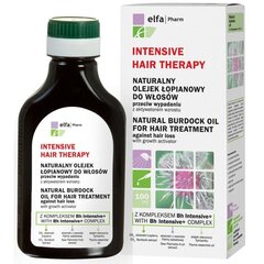 Dabīga diždadžu eļļa matiem Elfa Pharm Intensive Hair Therapy 100 ml cena un informācija | Matu uzlabošanai | 220.lv