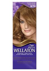 Matu krāsa Wella Wellaton 100 g, 8/74 Caramel Chocolate цена и информация | Краска для волос | 220.lv