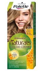 Ilgnoturīga matu krāsa Schwarzkopf Palette Permanent Natural Colors, 300, Light Beige cena un informācija | Matu krāsas | 220.lv