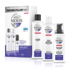 Komplekts matiem Nioxin System 6: šampūns, 150 ml + kondicionieris, 150 ml + serums galvas ādai, 40 ml cena un informācija | Šampūni | 220.lv