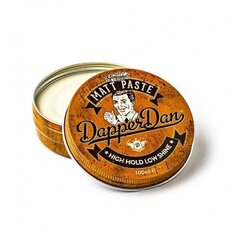 Dapper Dan Matt Paste - Матирующая паста для волос, 100 мл цена и информация | Средства для укладки волос | 220.lv