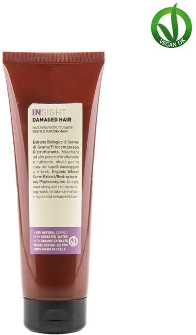 Maska bojātiem matiem Insight Damaged Hair Restructurizing 500 ml cena un informācija | Matu uzlabošanai | 220.lv