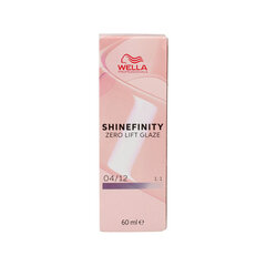 Постоянная краска Wella Shinefinity Nº 04/12 60 ml цена и информация | Краска для волос | 220.lv