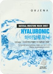 ORJENA - Hyaluronic Natural Moisture Mask Sheet, 23ml - mitrinoša lokšņu maska цена и информация | Маски для лица, патчи для глаз | 220.lv
