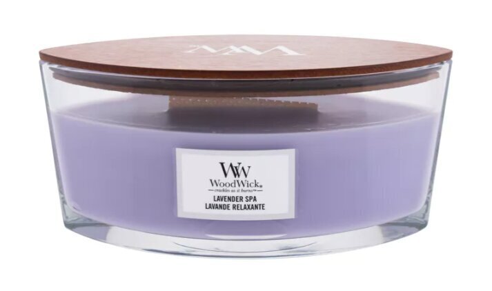 WoodWick aromātiska svece Lavender Spa, 453,6 g цена и информация | Sveces un svečturi | 220.lv