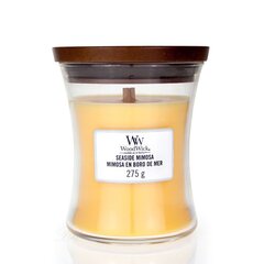 WoodWick aromātiska svece Seaside Mimosa, 275 g cena un informācija | Sveces un svečturi | 220.lv