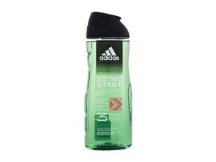 Гель для душа Adidas Active Start Shower Gel 3in1, 400 мл цена и информация | Масла, гели для душа | 220.lv