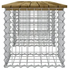 Dārza sols , 203x44x42 cm, brūns cena un informācija | Dārza soli | 220.lv