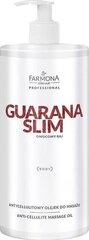 Anticelulīta masāžas eļļa Farmona Professional Guarana Slim Anti-Cellulite, 950 ml cena un informācija | Pretcelulīta līdzekļi, kosmētika ādas nostiprināšanai | 220.lv