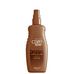 Iedegumu paātrinoša izsmidzināma eļļa ar E vitamīnu un kokosriekstu eļļu sejai un ķermenim Care SUN+ bronze, 150ml, Avon cena un informācija | Dušas želejas, eļļas | 220.lv