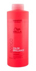 Шампунь для окрашенных волос Wella Invigo Color Brilliance, 1000 мл цена и информация | Шампуни | 220.lv