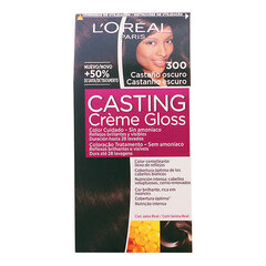 Krāsa bez Amonjaka Casting Creme Gloss L'Oreal Make Up Tumša kastaņa cena un informācija | Matu krāsas | 220.lv