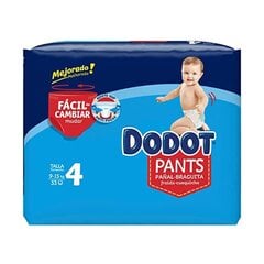 Одноразовые подгузники Dodot Dodot Pants 9-15 kg 33 штук цена и информация | Подгузники | 220.lv