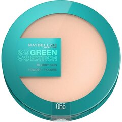 Kompaktie Pūderi Maybelline Green Edition Nº 55 cena un informācija | Grima bāzes, tonālie krēmi, pūderi | 220.lv