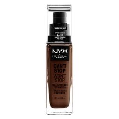 Основа-крем для макияжа NYX Can't Stop Won't Stop warm walnut (30 ml) цена и информация | Пудры, базы под макияж | 220.lv