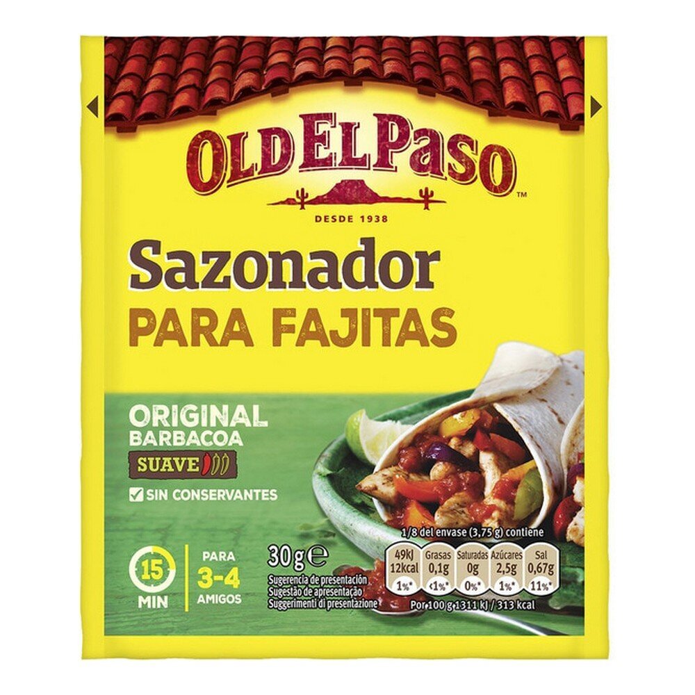 Garšvielas Old El Paso Meksikāņu fajitas (30 g) цена и информация | Garšvielas, garšvielu komplekti | 220.lv