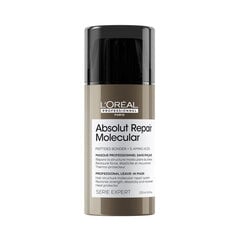 Loreal Professionnel Absolut Repair Молекулярная маска, укрепляющая структуру волос, без смывания, 100 мл. цена и информация | Средства для укрепления волос | 220.lv