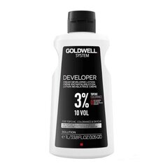 Oksidants Goldwell Developer 3 % 10 VOL, 1000 ml cena un informācija | Matu krāsas | 220.lv